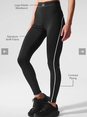 ALO Yoga Black High-Waist Airlift Legging and Bra!